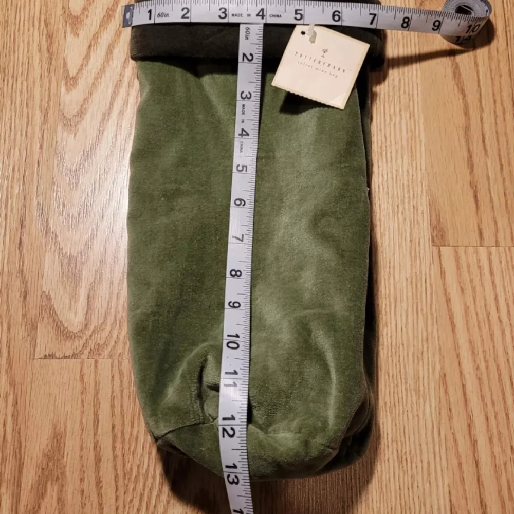 Pottery Barn Wine Bag Velvet